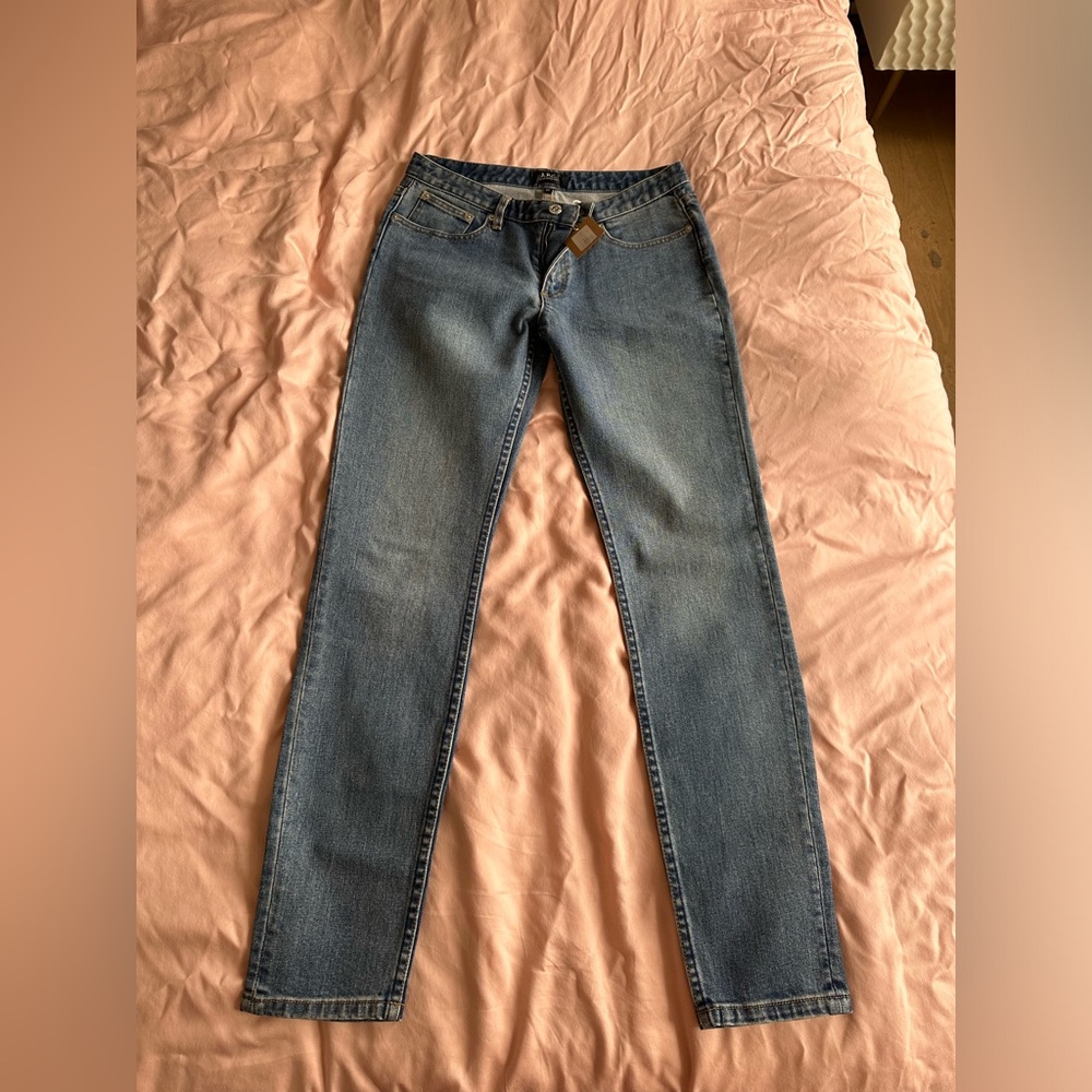 Straight leg jeans